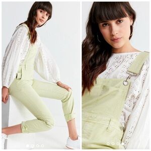 BDG Urban Outfitters overalls in light green.  XS.